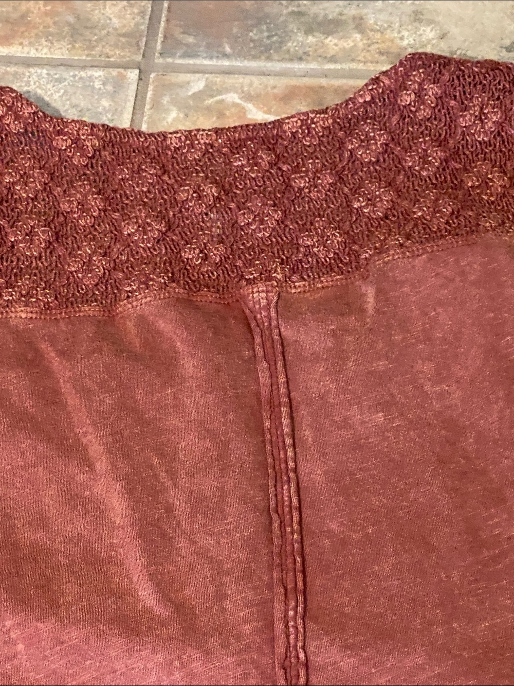 Free People Heirloom Henley in Canyon Sunset - Picture 7 of 7